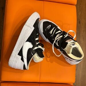 Nike Kids Black and White Sneakers
